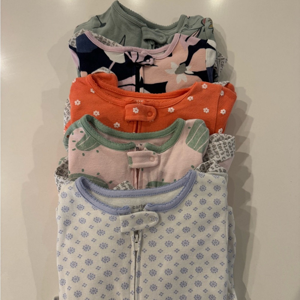 Carters 24m footies (bundle of 5)